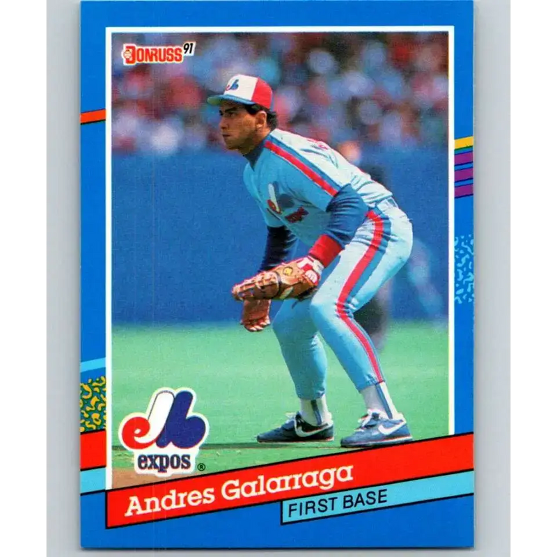1991 Donruss #68 Andres Galarraga NM-MT Montreal Expos Baseball Card - Baseball Card Single