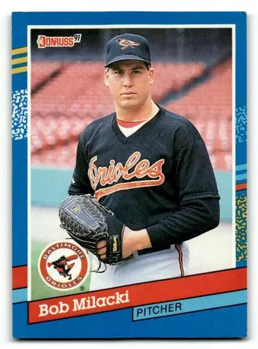 1991 Donruss #69 Bob Milacki Baltimore Orioles Baseball Cards EX/NM ID:57700 - Baseball Card Single