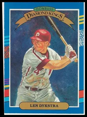 1991 Donruss #7 Len Dykstra - Baseball Card Single