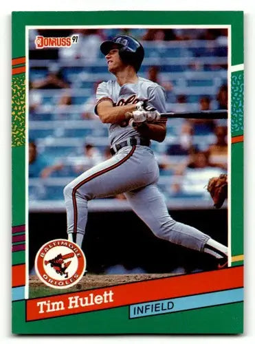 1991 Donruss #706 Tim Hulett Baltimore Orioles Baseball Cards EX/NM ID:57680 - Baseball Card Single