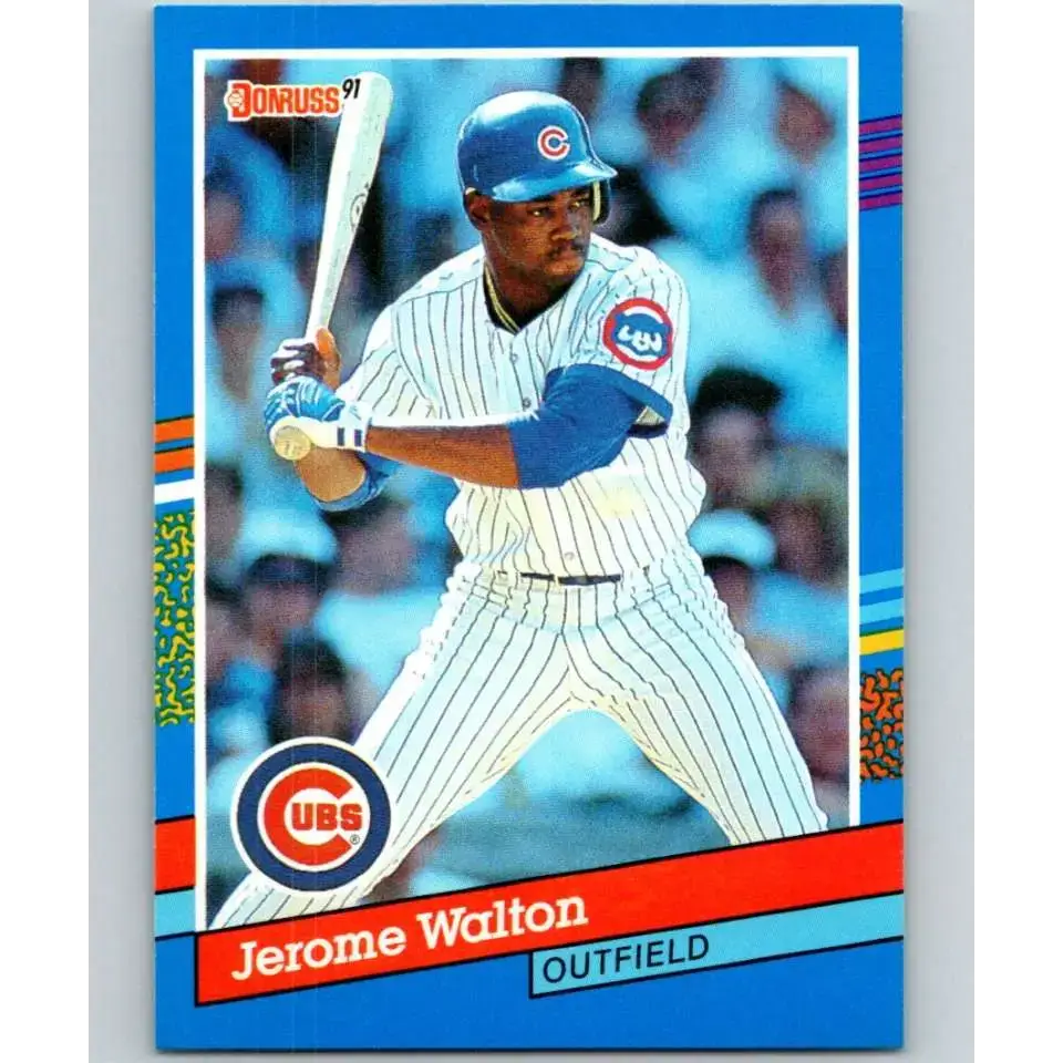 1991 Donruss #72 Jerome Walton NM-MT Chicago Cubs Baseball Card - Baseball Card Single