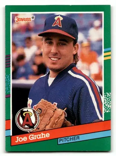 1991 Donruss #737 Joe Grahe California Angels Baseball Cards EX/NM ID:57655 - Baseball Card Single