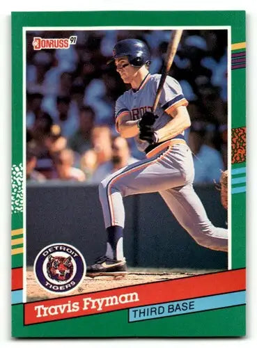 1991 Donruss #768 Travis Fryman Detroit Tigers Baseball Cards NM Nea ID:61434 - Baseball Card Single