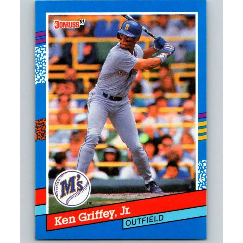 1991 Donruss #77 Ken Griffey Jr. NM-MT Seattle Mariners Baseball Card - Baseball Card Single