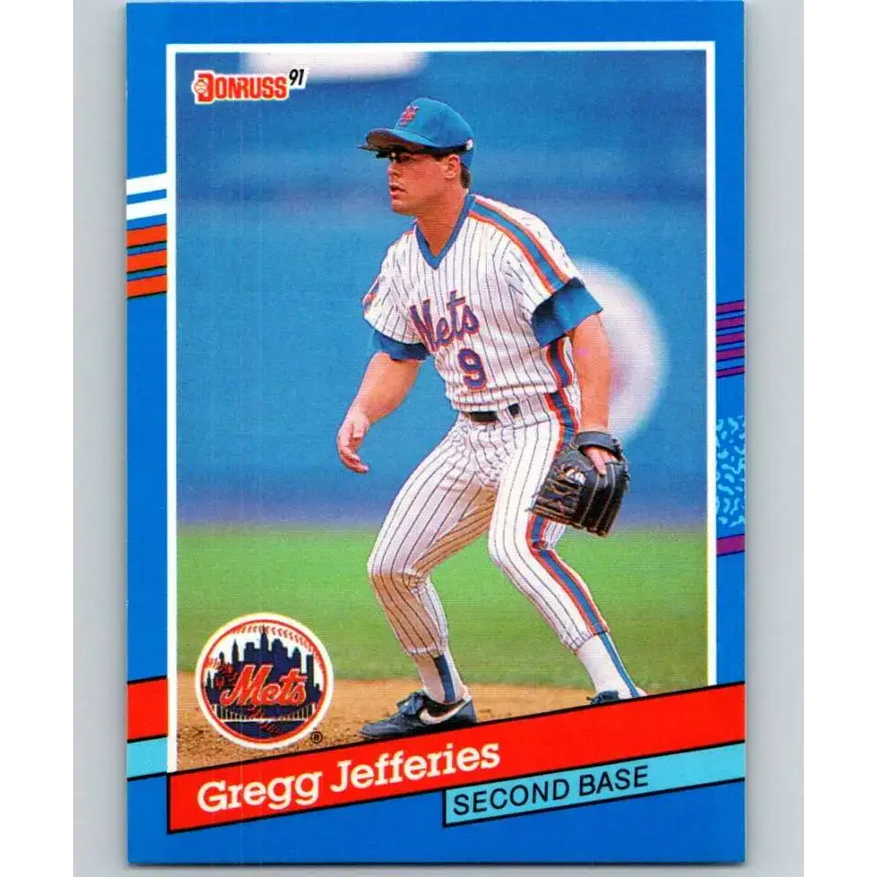 1991 Donruss #79 Gregg Jefferies NM-MT New York Mets Baseball Card - Baseball Card Single