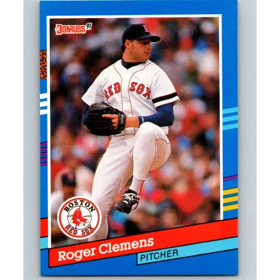 1991 Donruss #81 Roger Clemens NM-MT Boston Red Sox Baseball Card - Baseball Card Single