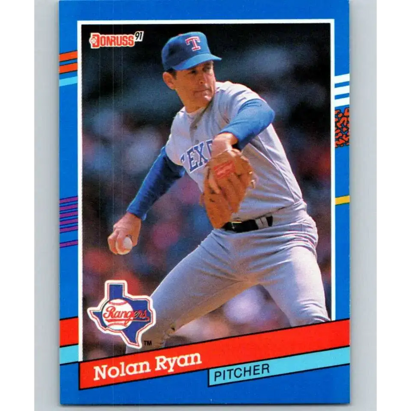 1991 Donruss #89 Nolan Ryan NM-MT Texas Rangers Baseball Card - Baseball Card Single