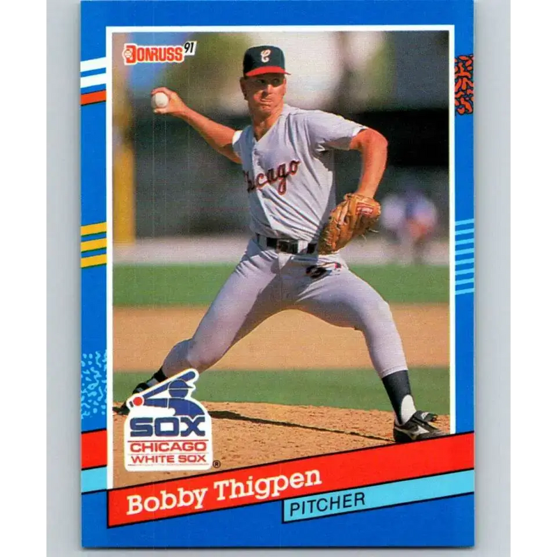 1991 Donruss #90 Bobby Thigpen NM-MT Chicago White Sox Baseball Card - Baseball Card Single