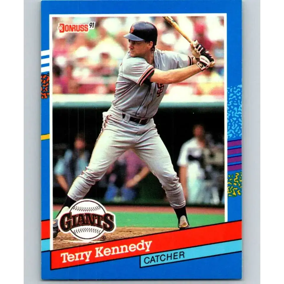 1991 Donruss #94 Terry Kennedy NM-MT San Francisco Giants Baseball Card - Baseball Card Single