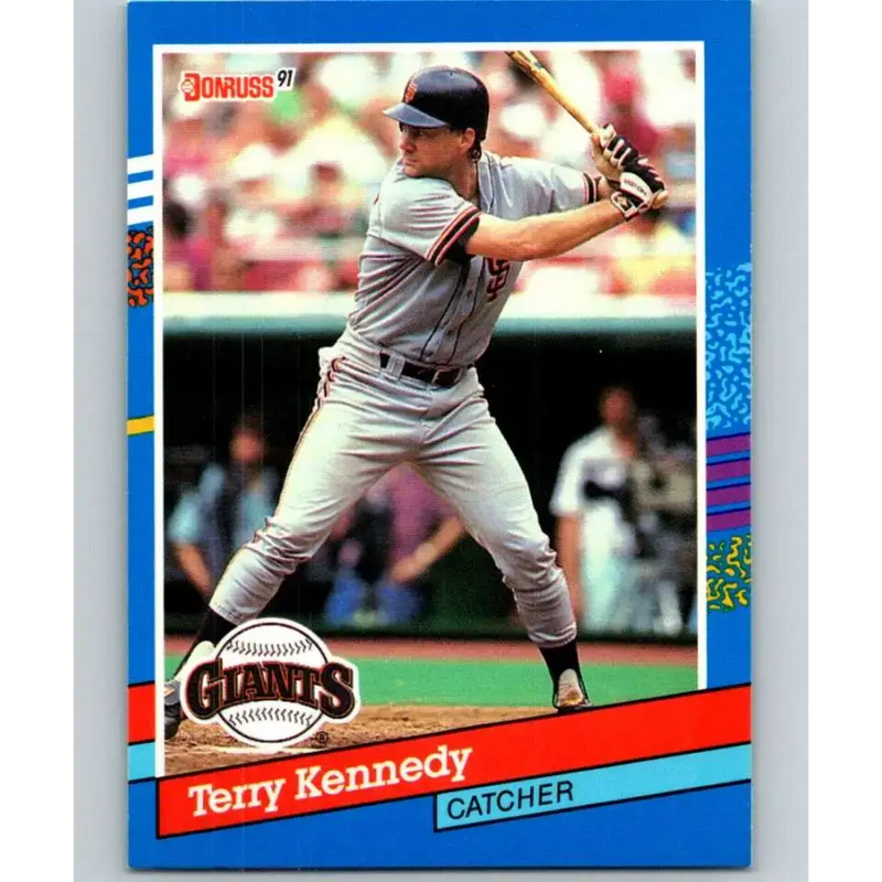 1991 Donruss #94 Terry Kennedy NM-MT San Francisco Giants Baseball Card - Baseball Card Single