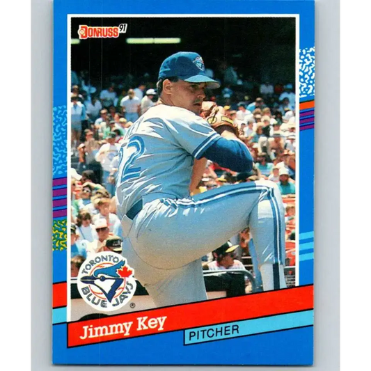 1991 Donruss #98 Jimmy Key NM-MT Toronto Blue Jays Baseball Card - Baseball Card Single