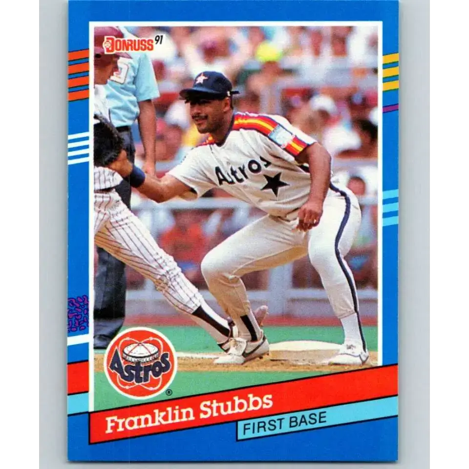 1991 Donruss #99 Franklin Stubbs NM-MT Houston Astros Baseball Card - Baseball Card Single
