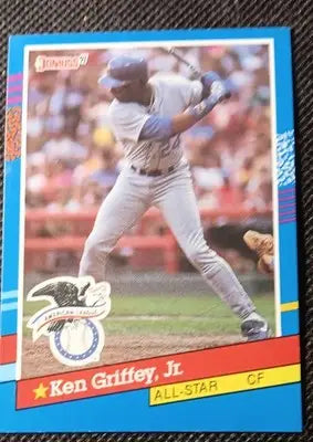1991 Donruss - All-Stars Ken Griffey Jr #49. 3 Purple Stripes. Mariners. NRMT+ - Baseball Card Single