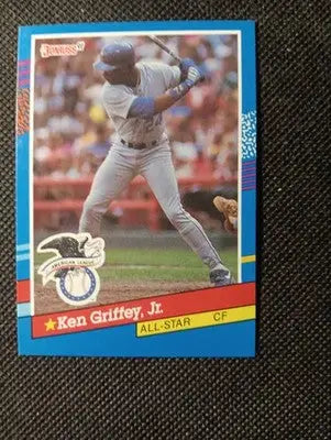 1991 Donruss - All-Stars Ken Griffey Jr #49. 3 Purple Stripes. Mariners. NRMT+ - Baseball Card Single
