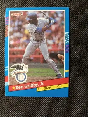 1991 Donruss - All-Stars Ken Griffey Jr #49. 3 Purple Stripes. Mariners. NRMT+ - Baseball Card Single