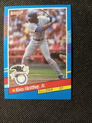 1991 Donruss - All-Stars Ken Griffey Jr #49. 3 Purple Stripes. Mariners. NRMT+ - Baseball Card Single