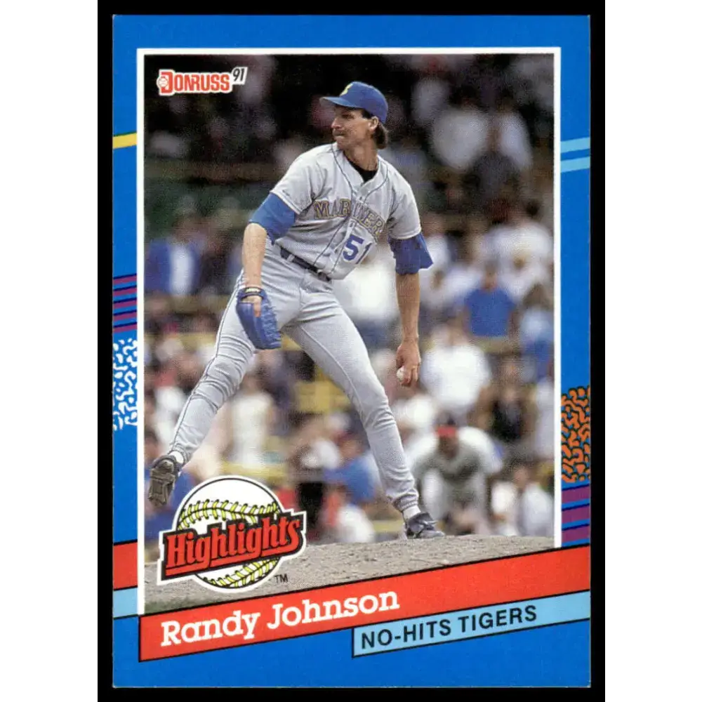1991 Donruss #BC-2 Randy Johnson EX/NM Seattle Mariners Baseball Card - Baseball Card Single