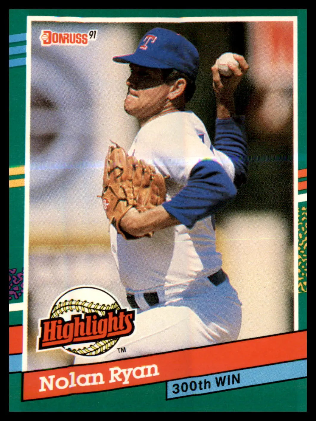 1991 Donruss Bonus Cards 300th Win #BC-15 Nolan Ryan - Baseball Card Single