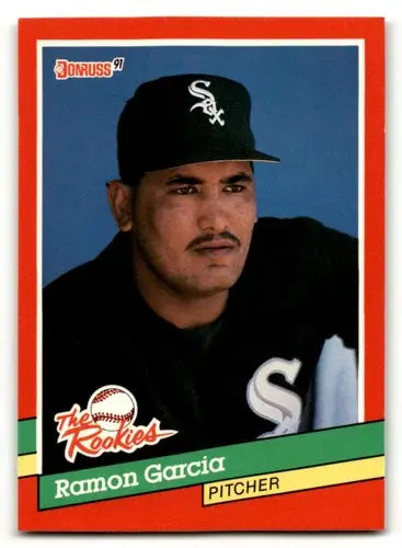 Original gloss Ramon Garcia White Sox baseball card from 1991 Donruss The Rookies
