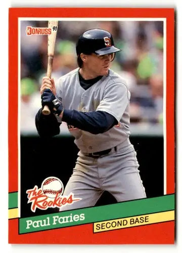 1991 Donruss The Rookies #16 Paul Faries San Diego Padres Baseball C ID:52403 - Baseball Card Single