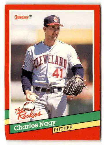 1991 Donruss The Rookies #18 Charles Nagy Cleveland Indians Baseball ID:52405 - Baseball Card Single