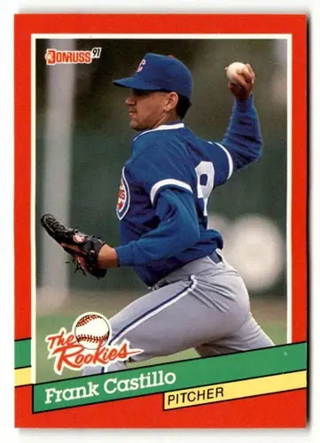Frank Castillo 1991 Donruss baseball card with original gloss from Simply Sandoval