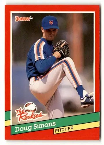 1991 Donruss The Rookies #26 Doug Simons NrMt-Mt ID:50925 - Baseball Card Single