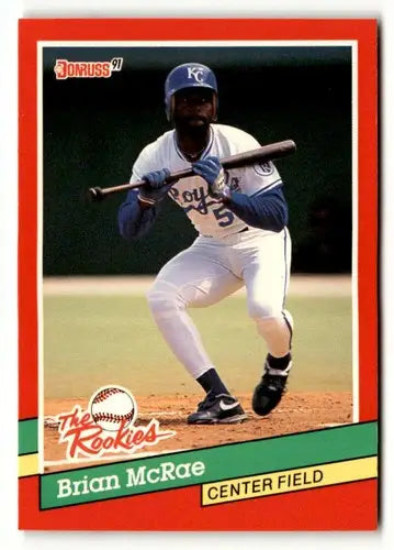 Original gloss 1991 Donruss Brian McRae baseball card simply sandoval ID 50930