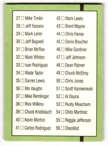 Original gloss Baseball cards featuring Simply Sandoval on 1991 Donruss The Rookies Checklist