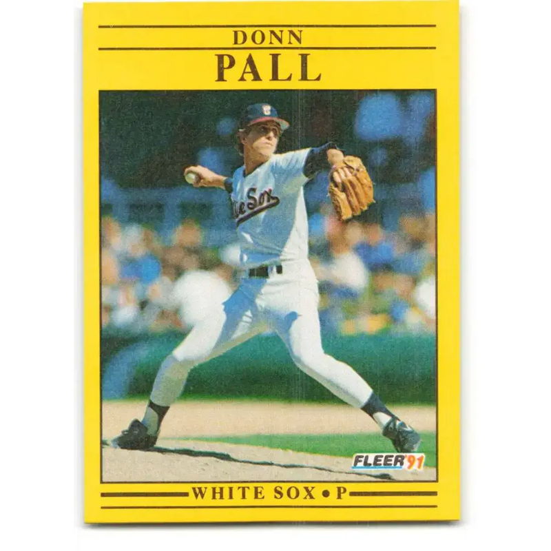 1991 Fleer #130 Donn Pall NM-MT Chicago White Sox Baseball Card - Baseball Card Single