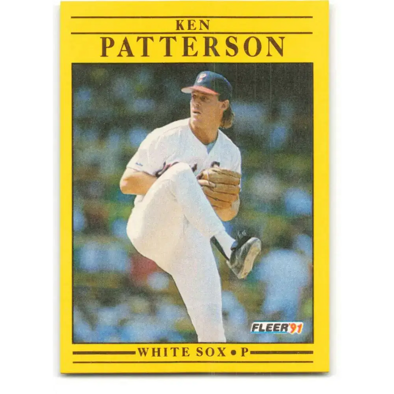 1991 Fleer #132 Ken Patterson NM-MT Chicago White Sox Baseball Card - Baseball Card Single