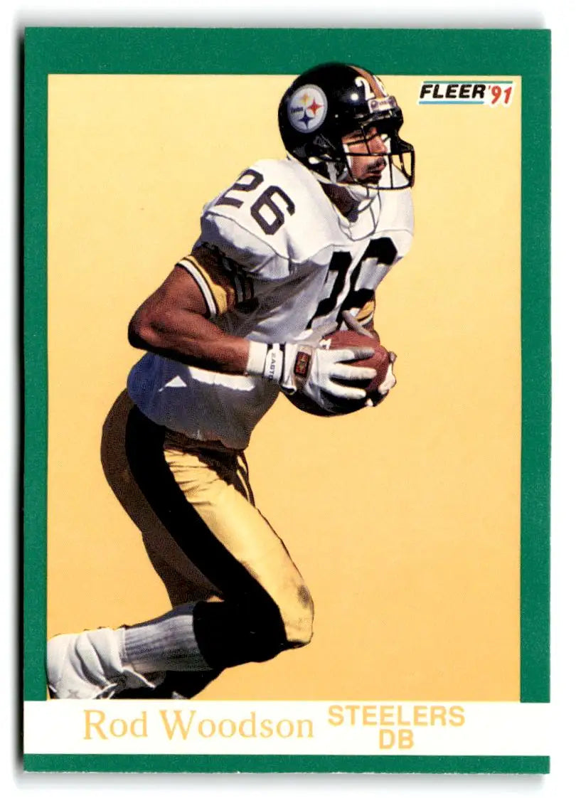 1991 Fleer #168 Rod Woodson - Football Card Single