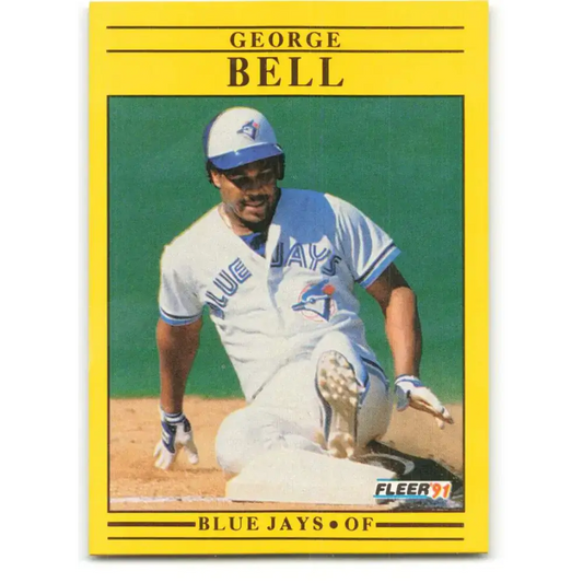 1991 Fleer #169 George Bell NM-MT Toronto Blue Jays Baseball Card