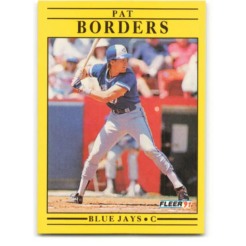 1991 Fleer #171 Pat Borders NM-MT Toronto Blue Jays Baseball Card - Baseball Card Single