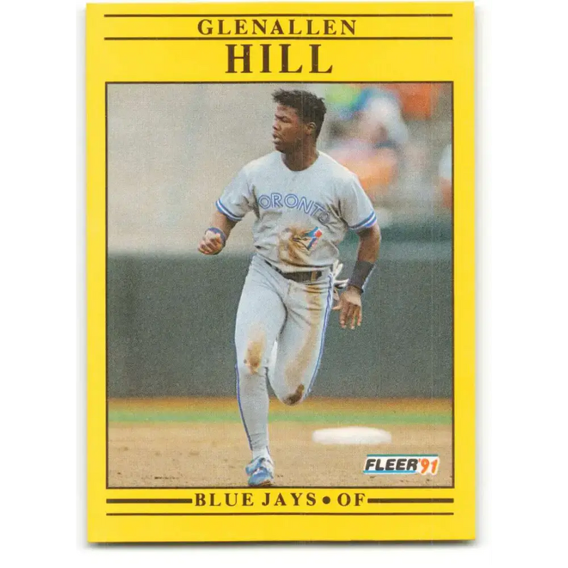 1991 Fleer #177 Glenallen Hill NM-MT Toronto Blue Jays Baseball Card - Baseball Card Single
