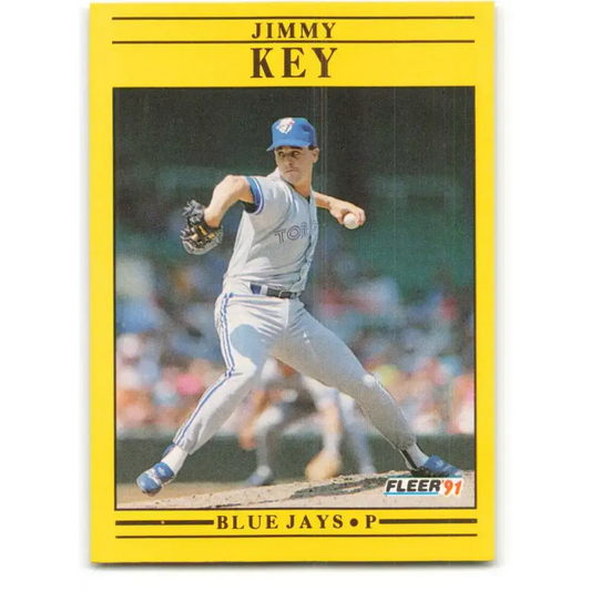 1991 Fleer #178 Jimmy Key NM-MT Toronto Blue Jays Baseball Card