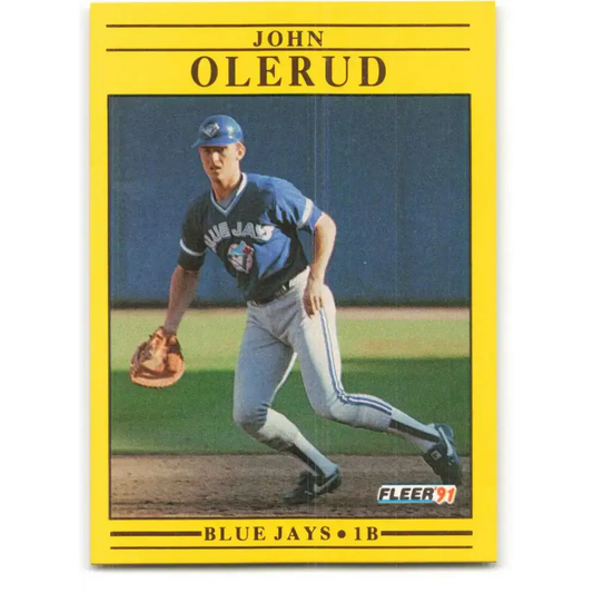 1991 Fleer #183 John Olerud NM-MT Toronto Blue Jays Baseball Card
