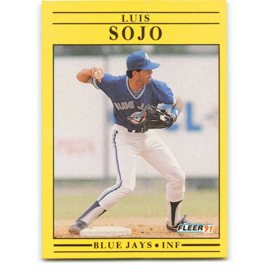 1991 Fleer #184 Luis Sojo NM-MT Toronto Blue Jays Baseball Card