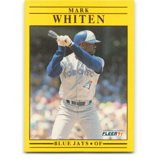 1991 Fleer #189 Mark Whiten NM-MT Toronto Blue Jays Baseball Card