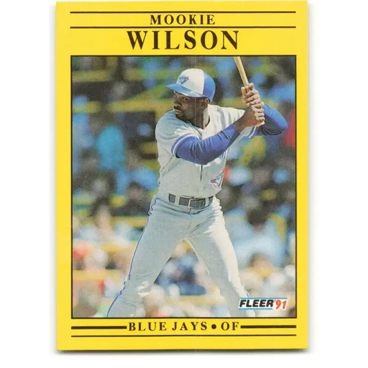 1991 Fleer #192 Mookie Wilson NM-MT Toronto Blue Jays Baseball Card