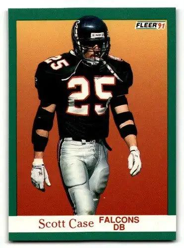 1991 Fleer #197 Scott Case Atlanta Falcons Football Cards NM Near Mi ID:60503 - Football Card Single