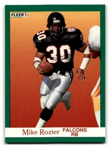 1991 Fleer #209 Mike Rozier Atlanta Falcons Football Cards NM Near M ID:60514 - Football Card Single