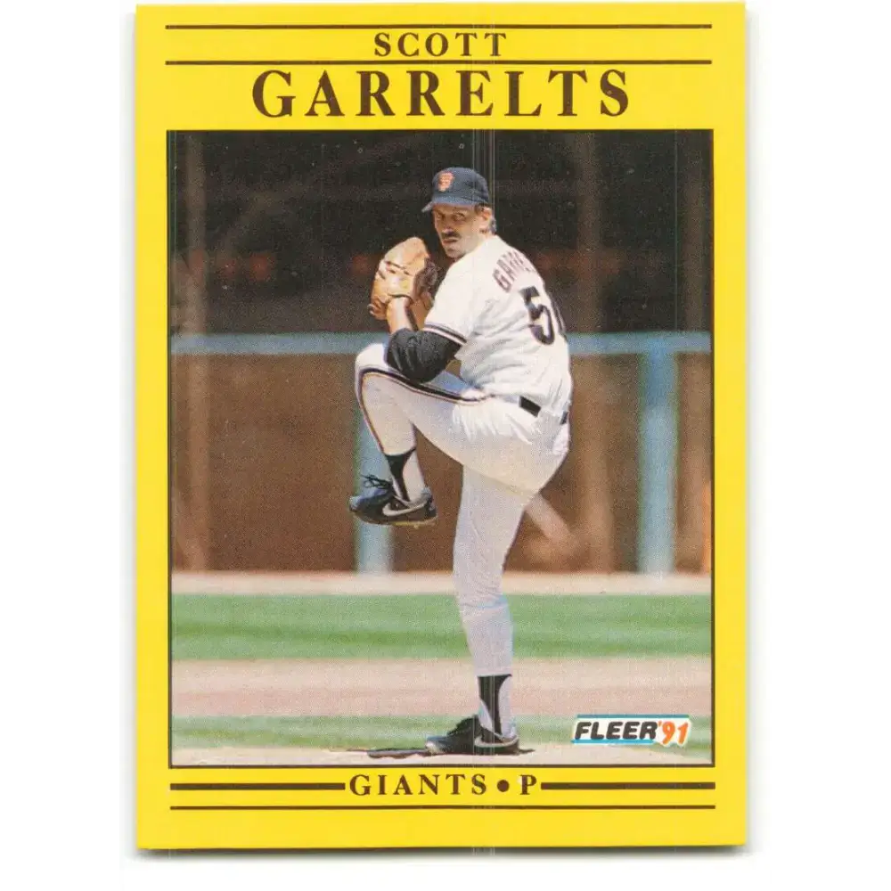 1991 Fleer #262 Scott Garrelts NM-MT San Francisco Giants Baseball Card - Baseball Card Single