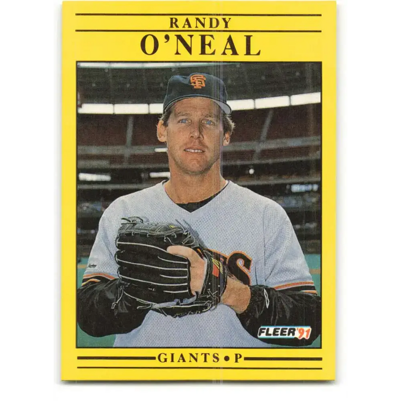 1991 Fleer #268 Randy O’Neal NM-MT San Francisco Giants Baseball Card - Baseball Card Single