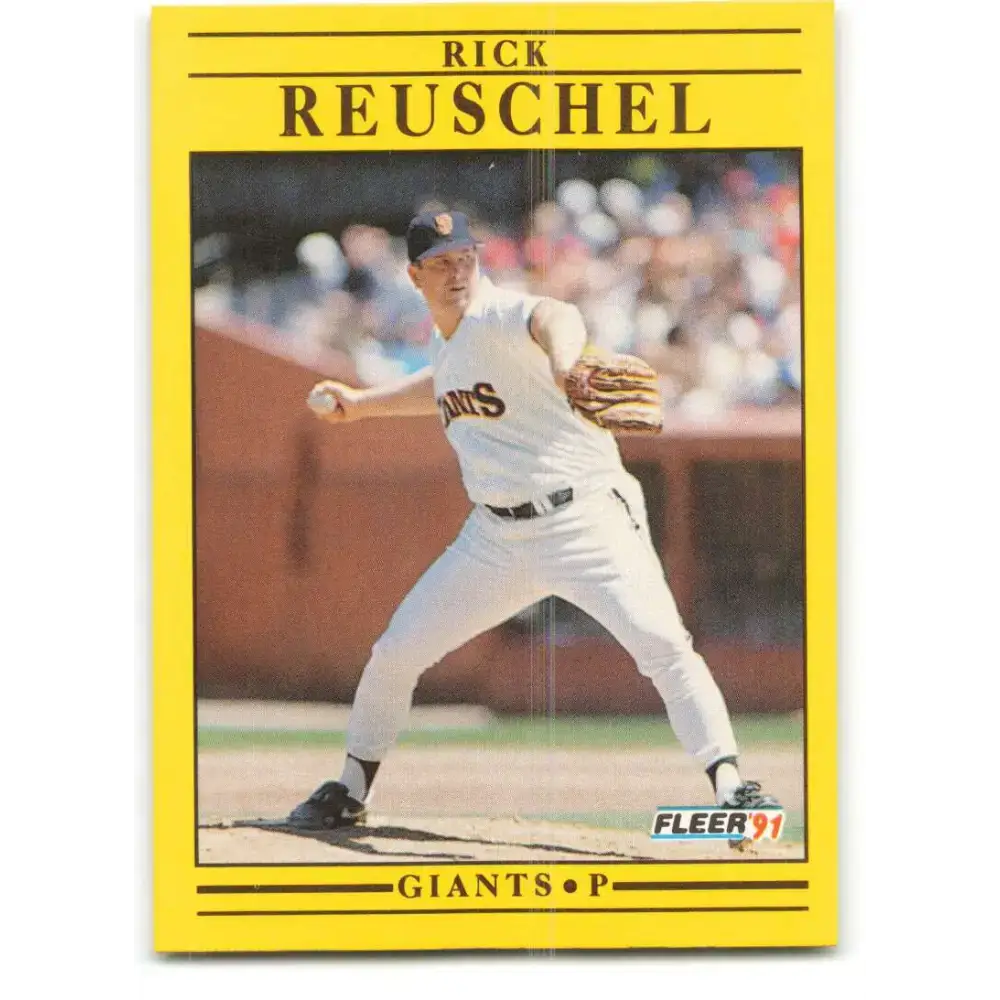 1991 Fleer #270 Rick Reuschel NM-MT San Francisco Giants Baseball Card - Baseball Card Single