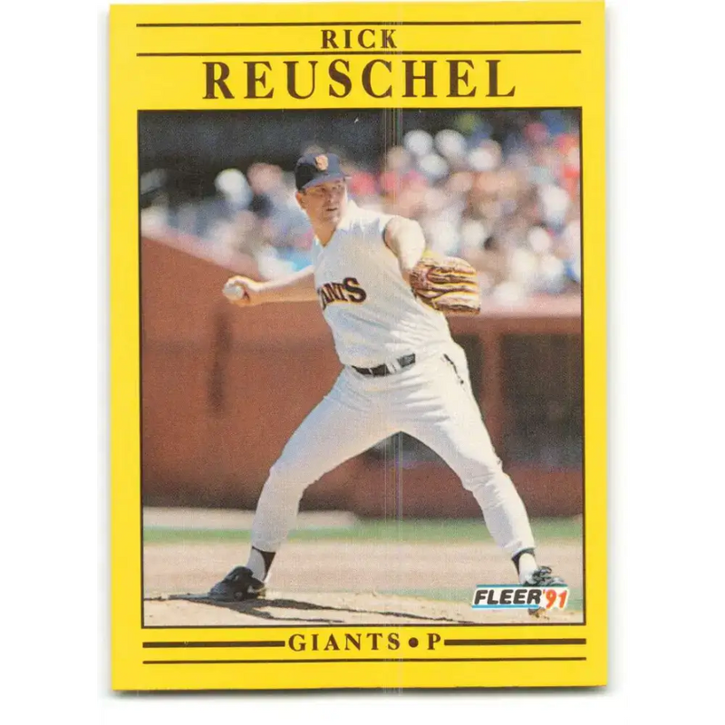 1991 Fleer #270 Rick Reuschel NM-MT San Francisco Giants Baseball Card - Baseball Card Single