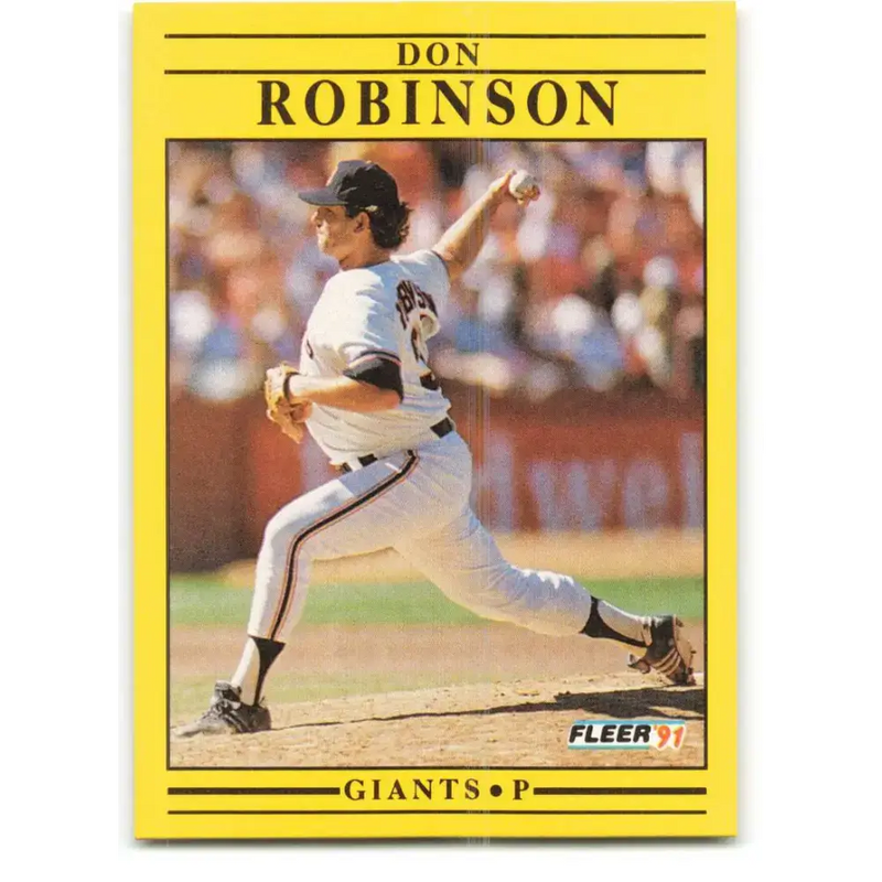 1991 Fleer #272 Don Robinson NM-MT San Francisco Giants Baseball Card - Baseball Card Single