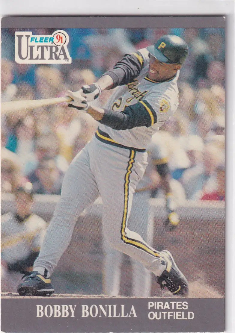 1991 FLEER #276 BOBBY BONILLA- PITTSBURGH PIRATES - Baseball Card Single