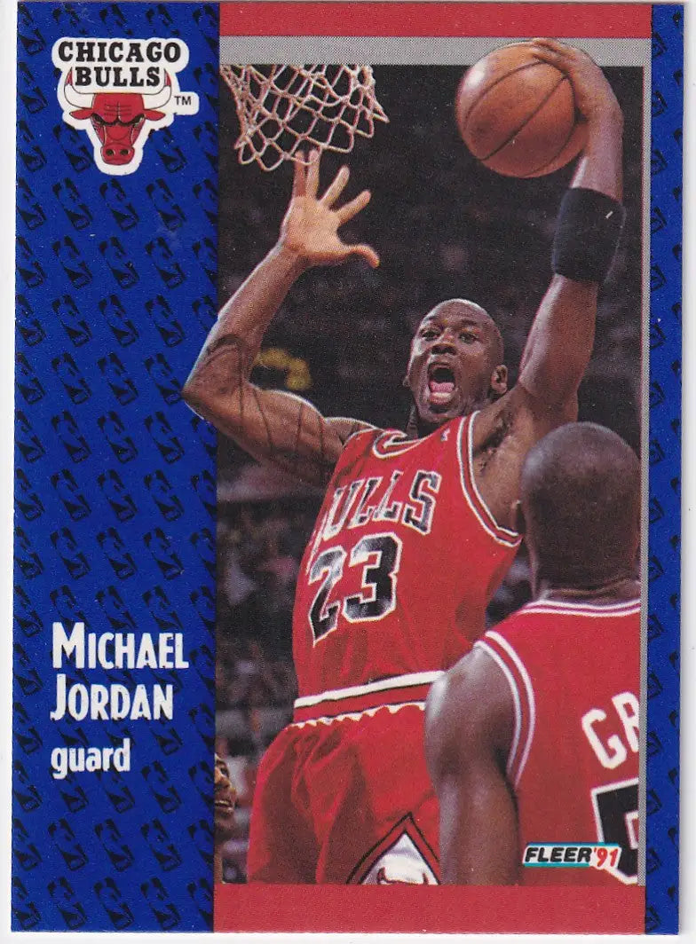 1991 FLEER #29 MICHAEL JORDAN- CHICAGO BULLS
