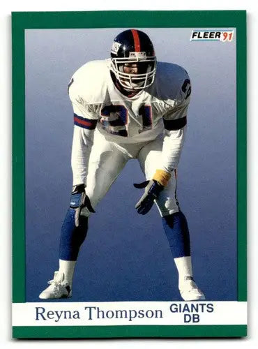 1991 Fleer #320 Reyna Thompson New York Giants Football Cards NM Nea ID:60493 - Football Card Single